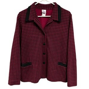Weekenders Houndstooth Blazer Size Large
